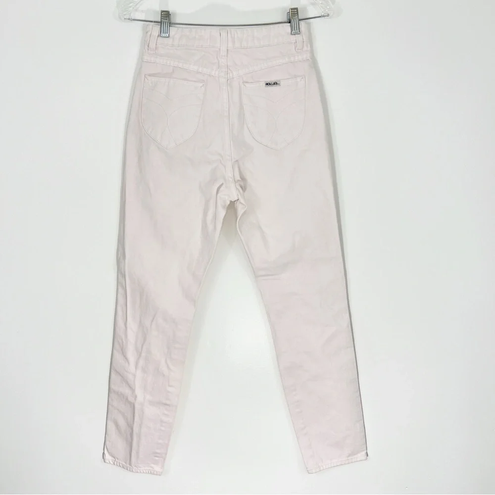 Rolla’s Dusters High Rise Relaxed Jeans in Faded Pink Size 25